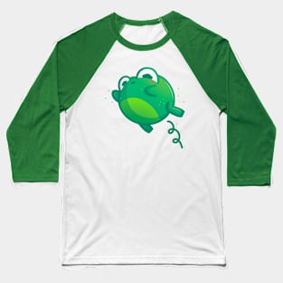 Super Cute Leap Frog - Kawaii Leap Frog Baseball T-Shirt